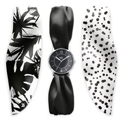 Bill's Watches Trend Black & White - Orologio 