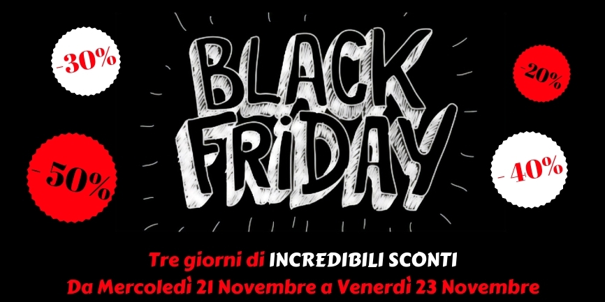 Pronti per il Black Friday 2018