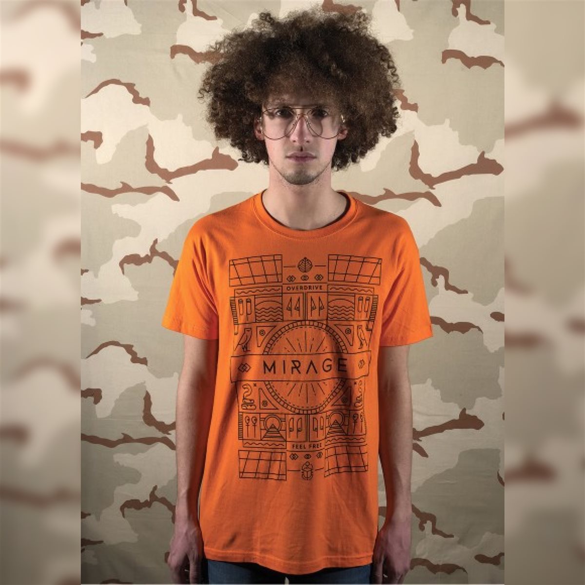 T-shirt Mirage Arancione - Taglia S