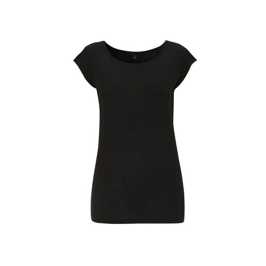 T-shirt Bamboo Raglant Black - Taglia M