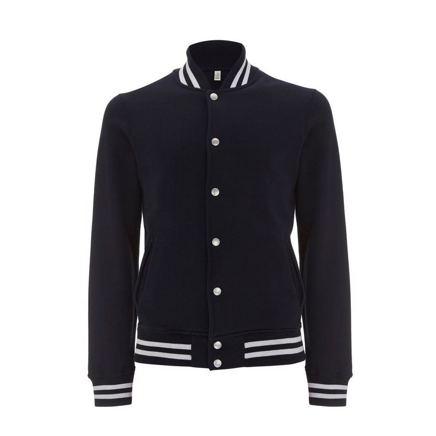 Felpa Varsity Jacket Navy/White Stripes s  - Taglia L