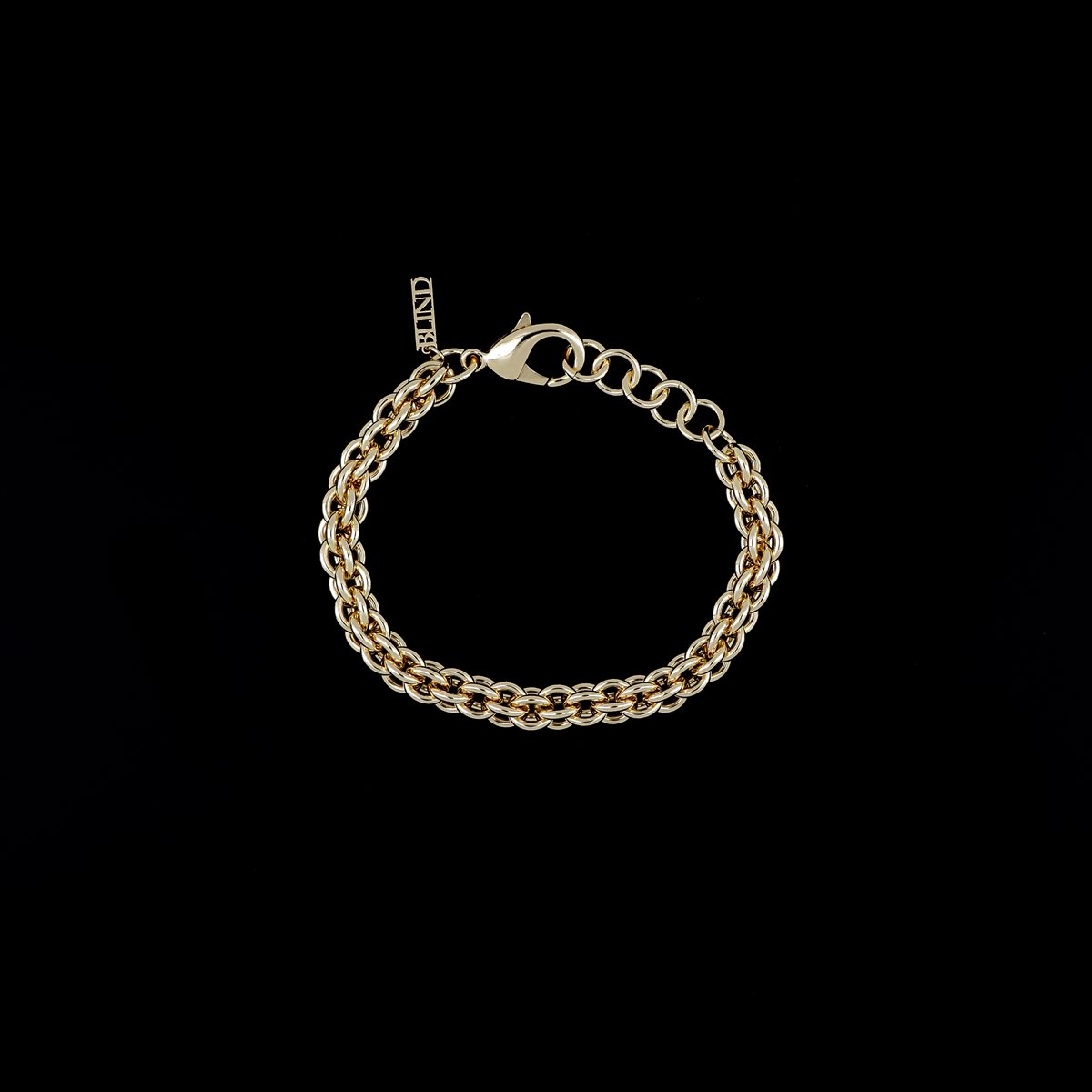 Bracciale anelli intrecciati oro - Blind Lab