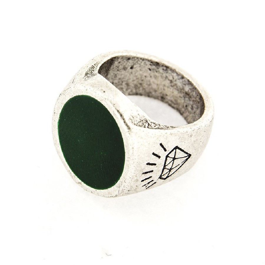 Anello Zama Verde - Taglia l