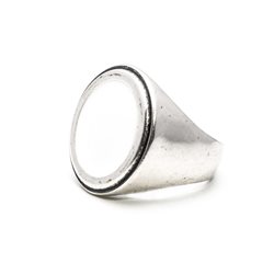 Anello Colosseum Classic White - Taglia M