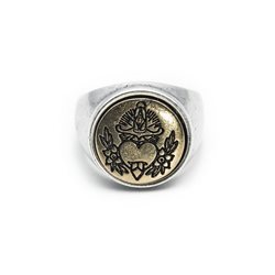 Anello Heart Tatoo - Taglia L