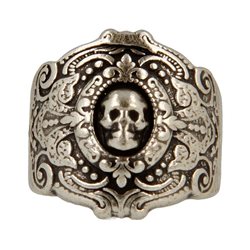 Anello Teschio Piccolo - Taglia L