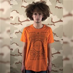 T-shirt Mirage Arancione - Taglia L