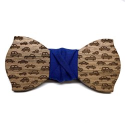 Papillon in legno Gigetto 1910 pattern Macchinine