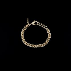 Bracciale anelli intrecciati oro - Blind Lab