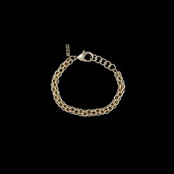 Bracciale anelli intrecciati oro - Blind Lab