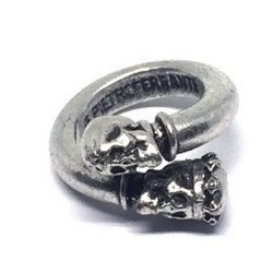 Anello Teschi con Corona - taglia M