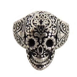 Anello Teschio Messicano - Taglia S