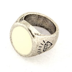 Anello in zama avorio - Taglia xs