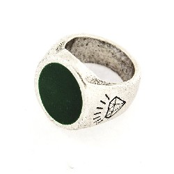 Anello Zama Verde - Taglia m