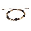 photo BRACCIALE AGATA MARRONE/ ONICE SATINATO 1