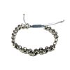 photo Bracciale perline argentate 1